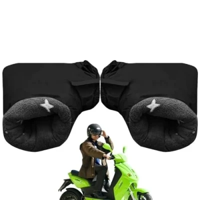 Afbeelding van winter cycling gloves，Handlebar Gloves Motorcycle Handlebar Muffs Waterproof Bike Bar Grip Handle Scooter Warmer