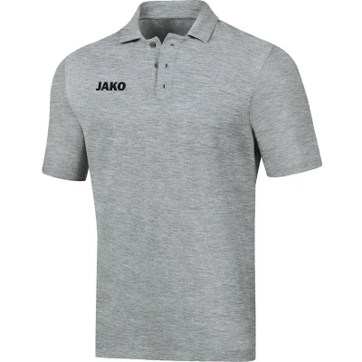 Afbeelding van JAKO Polo Base Lichtgrijs gemeleerd