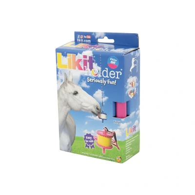 Afbeelding van Likit Likithouder met touw One Size Glitter Pink
