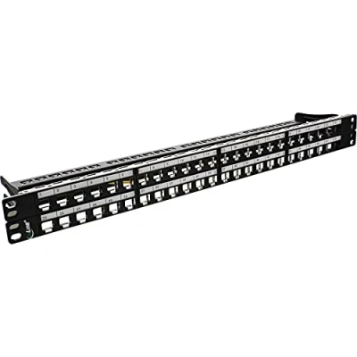 Afbeelding van InLine® Blanco patchpaneel 19&quot;(48.26cm), 48 poorts, 1U, zwart