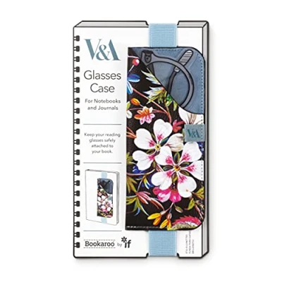 Afbeelding van IF V &amp; A Bookaroo Brillenkoker Kilburn Zwart Bloemen, One size