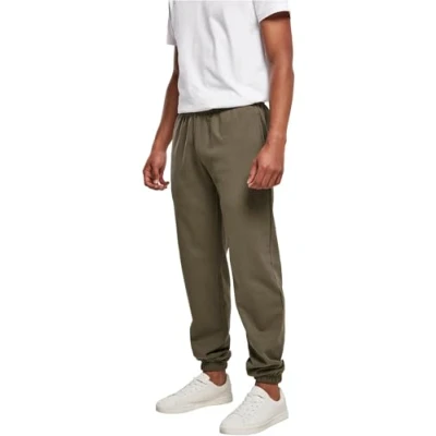 Afbeelding van Basic Sweatpants Joggingsbroek met steekzakken Olive 4XL