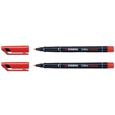 Afbeelding van Stabilo Ohpen Universal, Ohp marker, Permanent, Fijn 0,7 Mm, Rood marker