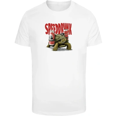 Afbeelding van Mister Tee Speedrunk Tshirt print, Heren, Maat: XXL, White