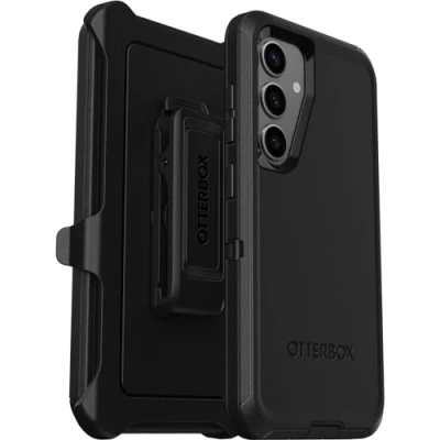 Afbeelding van Samsung Galaxy S24 Hoesje Kunststof OtterBox Hardcase/Backcover Zwart Telefoonhoesje Shockproof/Valbescherming
