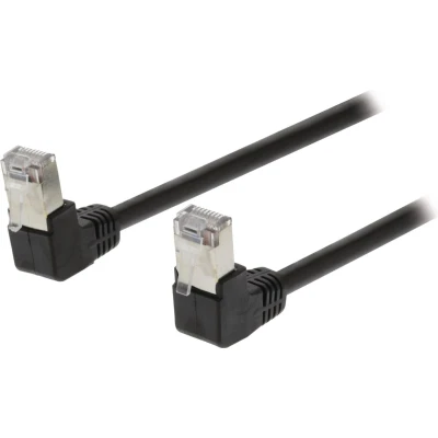 Afbeelding van Valueline Vlcp85127B100 Cat5E Sf/Utp Netwerkkabel Rj45 (8/8) Male 10.0 M Zwart