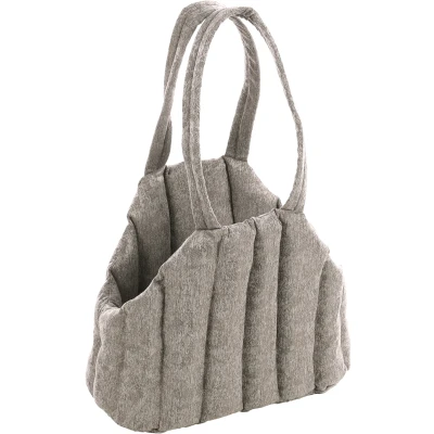 Afbeelding van &quot;Stijlvolle grijze hondentas Moderne Gilian&quot; Licht Grijs / 43,00 cm x 23,00 35,00