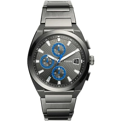 Afbeelding van Fossil JFS00574998 Oorknoppen Compass zilver goud en zilverkleurig wit