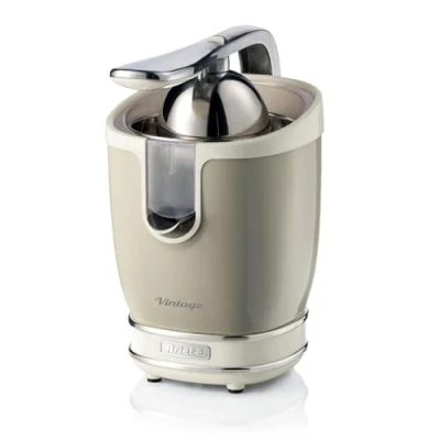 Afbeelding van Ariete 0413/03 Vintage elektrische citruspers 400 Watt 2 perskegels 600 ml inhoud Beige