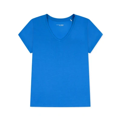 Afbeelding van Schiesser MIX Relax Pyjamashirt, Dames, Maat: XS, Aquarium