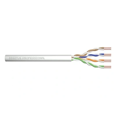 Afbeelding van Digitus DK 1511 V 305 1 Netwerkkabel CAT 5e U/UTP 0.20 mm² Grijs wit (RAL 7035) m