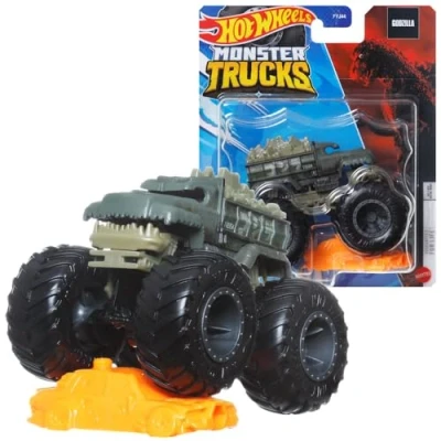 Afbeelding van Monstertrucks Hot Wheels 1:64 Die Cast Voertuigen Auto&#039;s Mattel, Hotwheels:Godzilla II