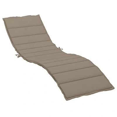 Afbeelding van vidaXL Ligbedkussen, Ligbedkussen Buiten, Ligkussen, Loungekussen, Ligstoelkussen, Kussen voor dekstoel, Tuinkussen, Oxford Stof Taupe