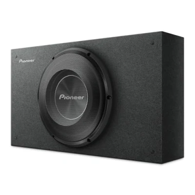 Afbeelding van Pioneer TS A2500LB Passieve subwoofer, krachtige behuizing subwoofer met 1200 W maximaal vermogen, 25 cm, IMPP membraan, zwart, continu uitgangsvermogen 300