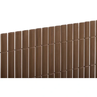 Afbeelding van Intergard Tuinscherm PVC tuinafscheiding bruin 2x5m