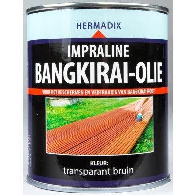 Afbeelding van Hermadix Impraline Bangkirai olie 0,75 liter Bankirai