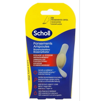 Afbeelding van Scholl Blarenpleisters Teen 6 stuks