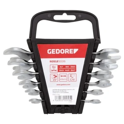 Afbeelding van Gedore red Steeksleutelset Kort SW 6 32 mm 12 delig