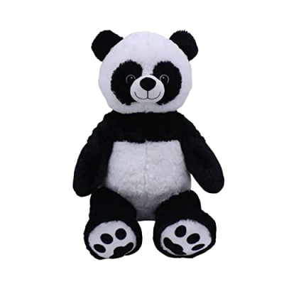 Afbeelding van Pioupiou et Merveilles Reusachtig pluche dier, gemaakt in Frankrijk, XXL, Chouka de panda, 80 cm hoog, zeer zacht, voor kinderen, 16601
