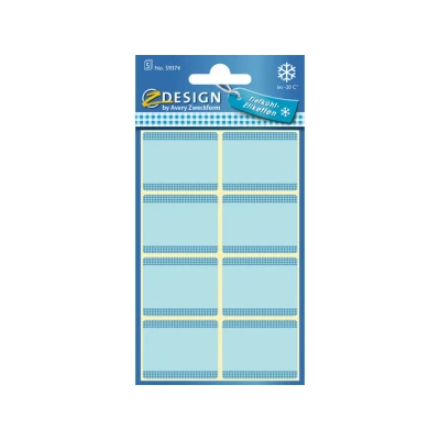Afbeelding van Avery Av 59374 Z Design Diepvriesetiketten 36X28 Mm 40 Stuks Blauw