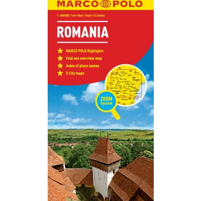 Afbeelding van Marco Polo Roemenië, Moldavië: Wegenkaart 1:800 000