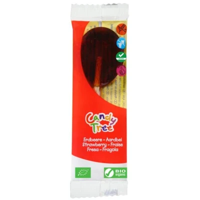 Afbeelding van Candy Tree Lollie Aardbei 1 stuk