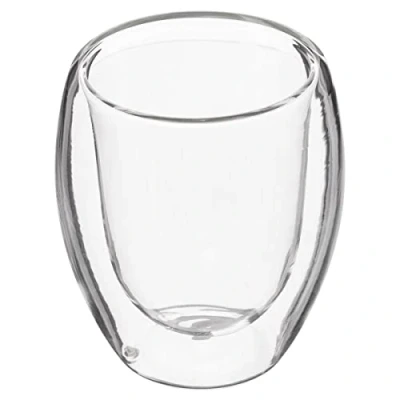 Afbeelding van Set van 2x espressokopjes dubbelwandig glas 70 ml Koffie en theeglazen