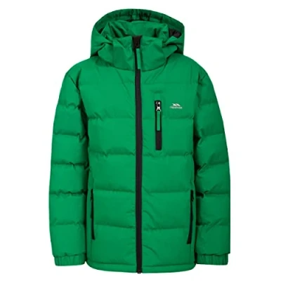 Afbeelding van Trespass Tuff waterdichte jas voor jongens, groen (clover), 9/10 jaar