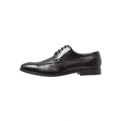 Afbeelding van bugatti Veterschoenen, Heren, Maat: 44, Black Schoenen