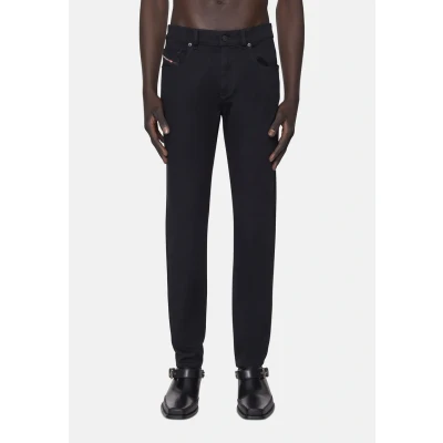Afbeelding van Diesel 2019 Dstrukt Slim fit jeans, Heren, Maat: 28x30, Black dark grey