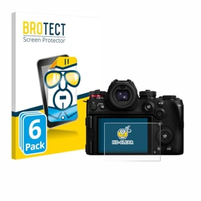 Afbeelding van BROTECT Screenprotector voor Panasonic Lumix DC S1II Folie Beschermfolie transparant (6 Stuks)