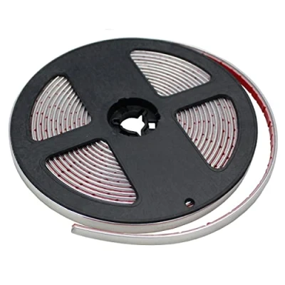 Afbeelding van Lumonic chroomstrip zelfklevend 8mm x 5m I chroomlijst voor auto&#039;s, vrachtwagens enz. 8mm, auto, autotoebehoren chroomstrips