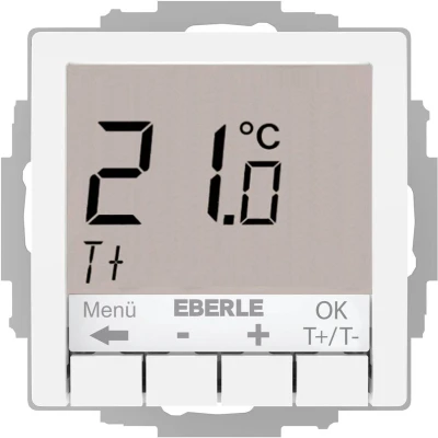 Afbeelding van Eberle 527825455604 UTE 4100 Rw RAL9016 G 55 Kamerthermostaat Inbouw (in muur) Verwarmen/koelen 1 stuk(s)