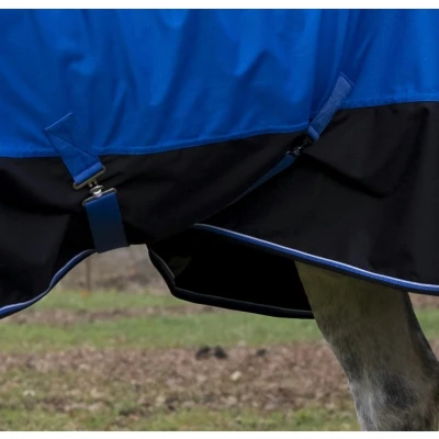 Afbeelding van EQUITHÈME Rug Tyrex Aisance 1200D 150g Blauw/Zwart 165/215