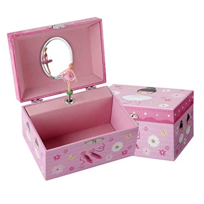 Afbeelding van TAOPU Muzikale Sieraden Doos met dansen Ballerina Meisje Muziek Juweel Opbergtas voor Meisjes