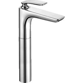 Afbeelding van Kludi balance 1 gats wastafelkraan verhoogd 27 2cm zonder waste chroom 522980575