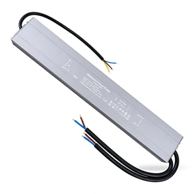 Afbeelding van REYLAX LED Transformator 12V Waterdicht IP67, Buitenshuis Voeding Driver 300W 25A, 230V naar DC Laagspanningstransformator, Geschikt voor Ledstrips, G4 MR11 MR16 Ledlamp