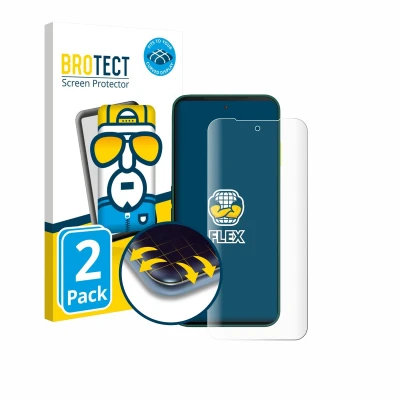 Afbeelding van BROTECT Screenprotector voor Fairphone 6 Folie Beschermfolie transparant volledig dekking (2 Stuks)