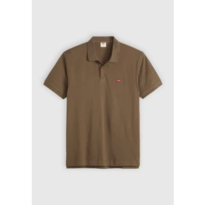 Afbeelding van Levi&#039;s Poloshirt, Heren, Maat: Large, Maitake brown