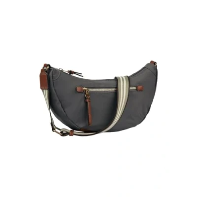 Afbeelding van camel active Schoudertas Bari Banana Bag Dark Grey Donkergrijs