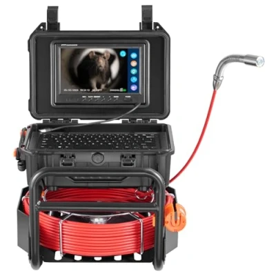 Afbeelding van VEVOR rioolcamera 30m leidinginspectiecamera leidingcamera endoscoop 512Hz zender