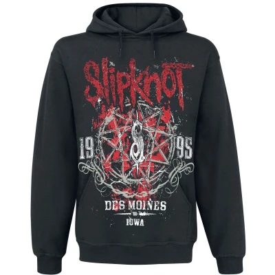 Afbeelding van Slipknot Iowa Star Trui met capuchon zwart XL Katoen Band merch, Bands
