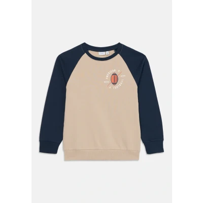 Afbeelding van NAME IT Sweatshirt &#039;NKMVILDAR&#039; donkerblauw / greige donkeroranje wit