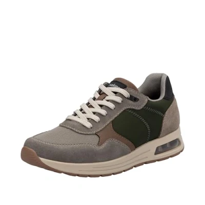 Afbeelding van Rieker B1000 Lage sneakers voor heren, beige, 40 EU