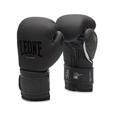 Afbeelding van LEONE 1947, Black Edition bokshandschoenen, uniseks, volwassenen, zwart, 35 ml, GN059