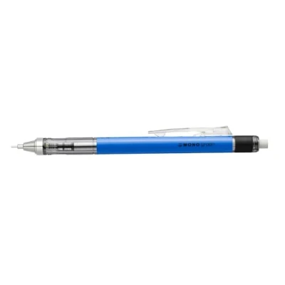 Afbeelding van Tombow MONO Graph neon vulpotlood, multifunctioneel vulpotlood met 0,7 mm vulling, behuizing in neonblauw, potloden gum, geschikt voor alle soorten tekentechnieken.