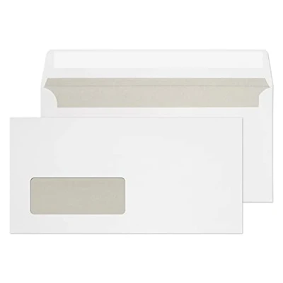 Afbeelding van Purely Everyday 12774 enveloppen zelfklevend wit Duits venster DL 110 x 220 mm 80g/m2 1000 stuks