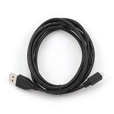 Afbeelding van Gembird CCP MUSB2 AMBM 0.1M USB kabel 0,1 m 2.0 A Micro B Zwart