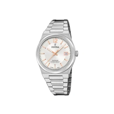 Afbeelding van Festina Swiss MADE Horloge, Dames, Maat: One Size, Silver
