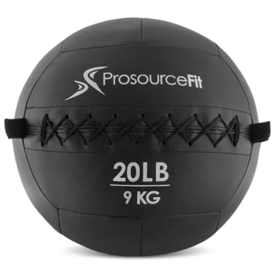 Afbeelding van ProsourceFit Zachte medicijnballen, muurballen en dynamische oefeningen voor het hele lichaam, kleurgecodeerde gewichten: 6, 10, 14, 20 lbs.
